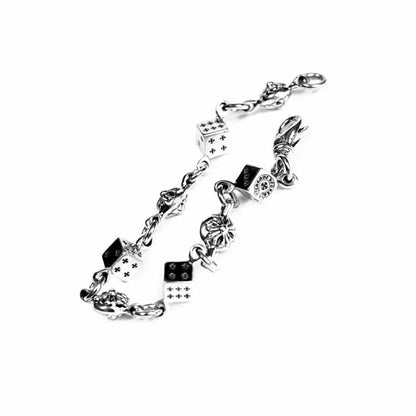 DICE AND CROSSBALL BRACELET -4
