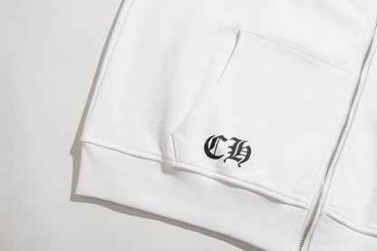 Chrome Hearts New Zip Up Hoodie -5009