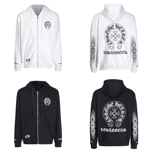 Chrome Hearts New Zip Up Hoodie -5009